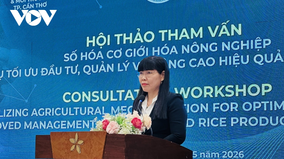 so hoa co gioi hoa nong nghiep, nang cao hieu qua san xuat lua gao vung Dbscl hinh anh 1