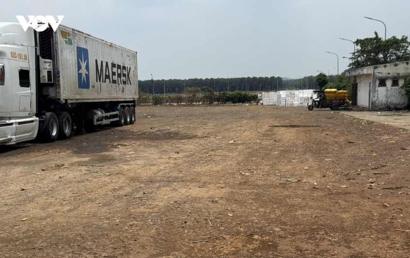 Dong nai giai toa un u xe container cho sau rieng tai dau giay hinh anh 2