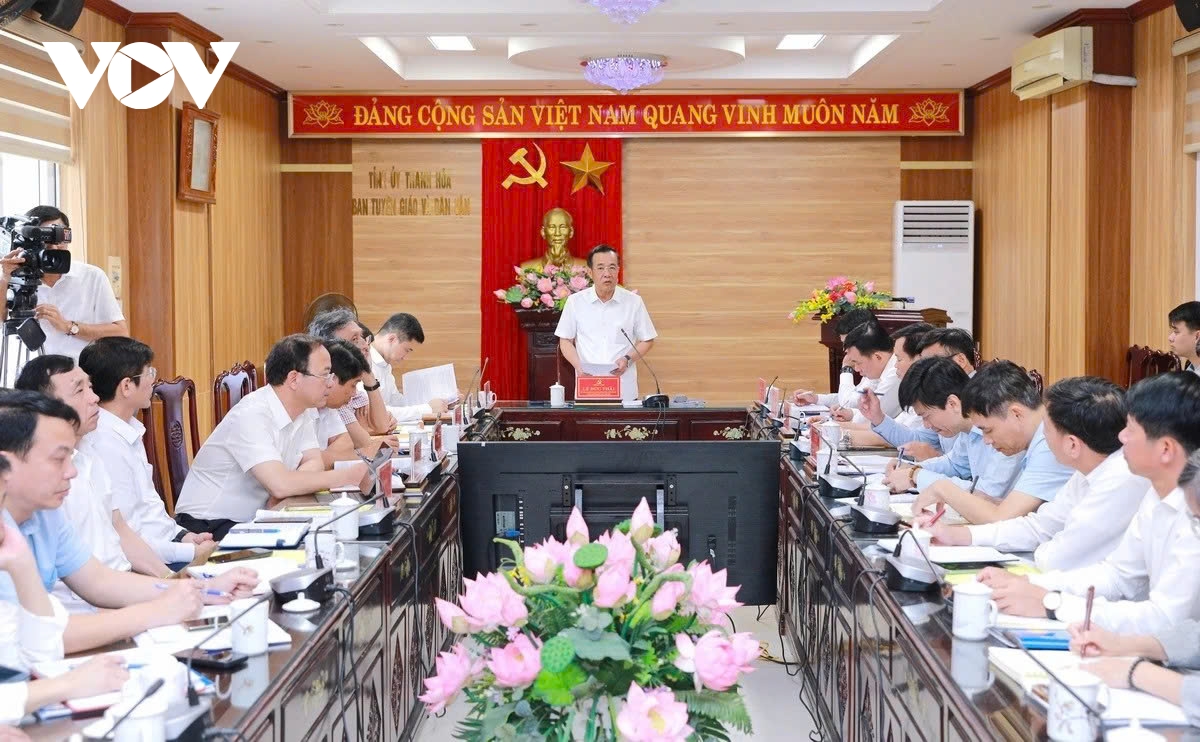 bi thu thanh hoa lay niem tin nhan dan lam thuoc do cong tac hinh anh 1