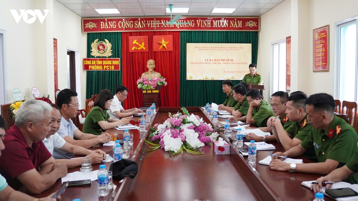 quang ninh mo hinh dan van kheo - dong thuan tu co so de giu an toan phien toa hinh anh 1