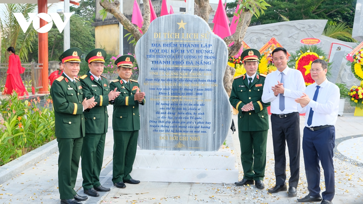 Đà Nẵng khánh thành Khu di tích Đội du kích Vũ Hùng