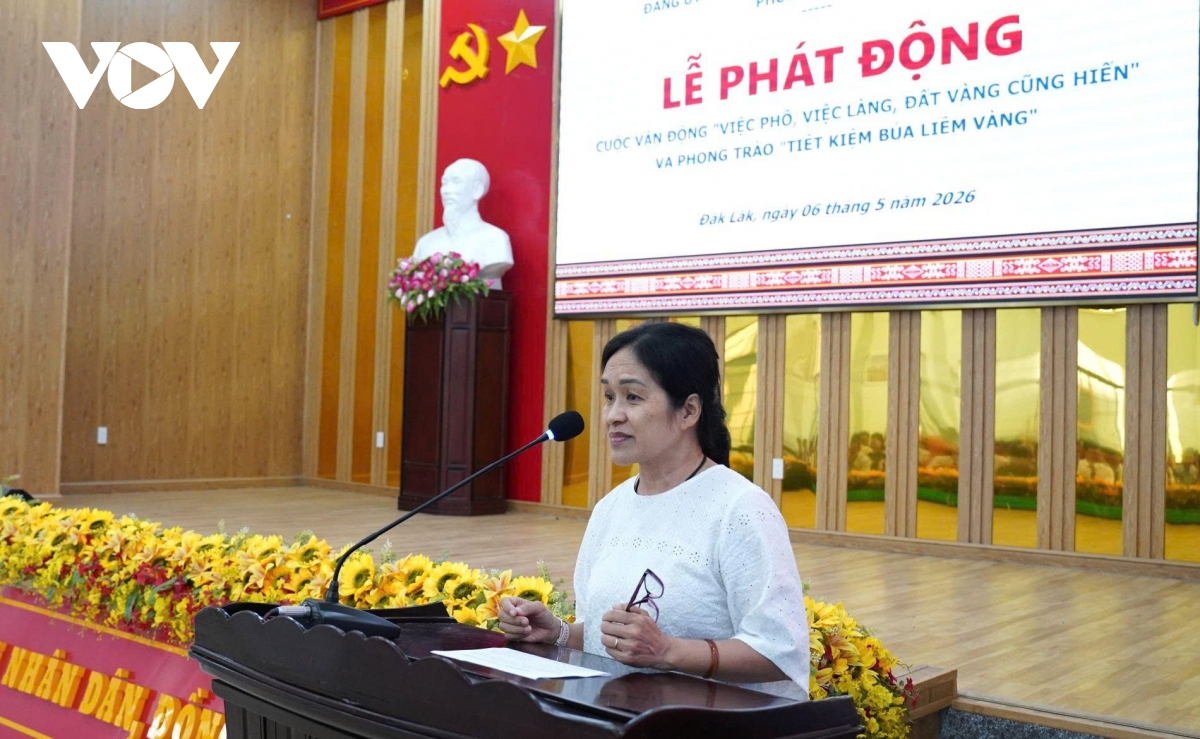 mot phuong o Dak lak phat dong viec pho, viec lang, dat vang cung hien hinh anh 2