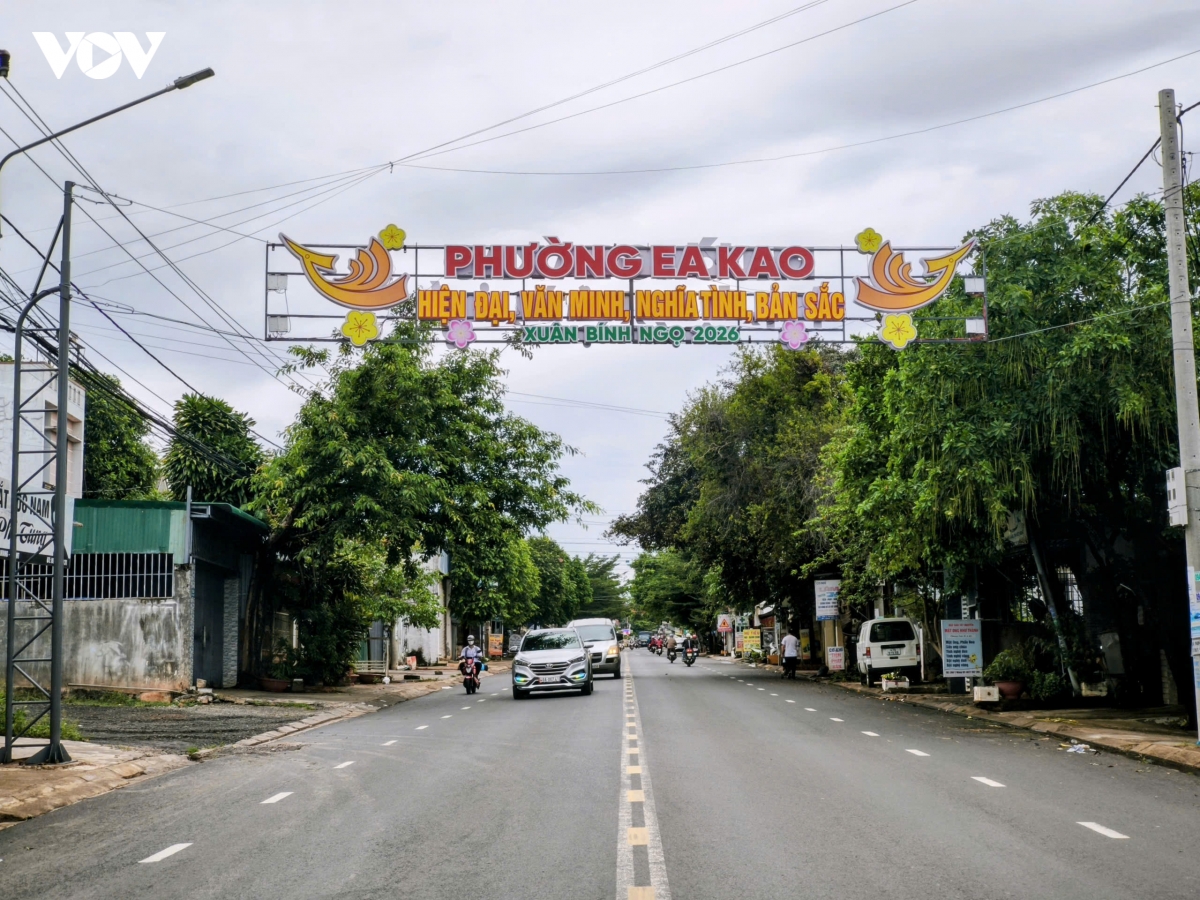 Chính quyền địa phương 2 cấp giúp Ea Kao gần dân, phục vụ dân tốt hơn