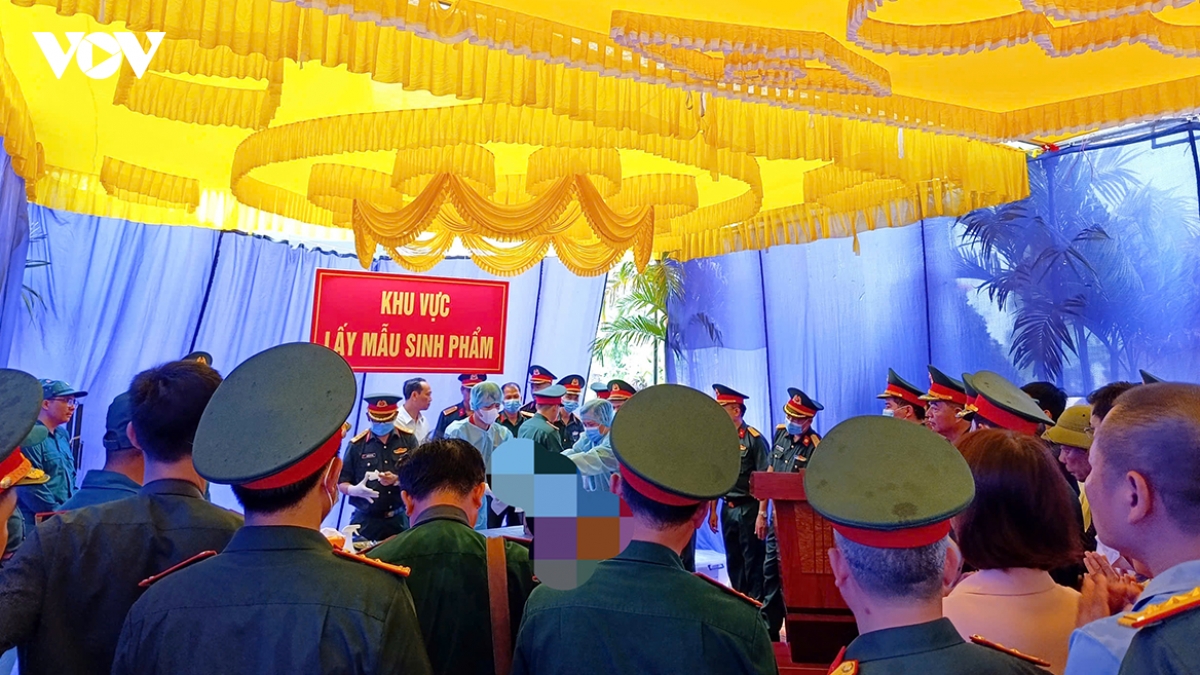 quang ninh lay mau adn hon 760 hai cot liet sy chua xac dinh danh tinh hinh anh 4