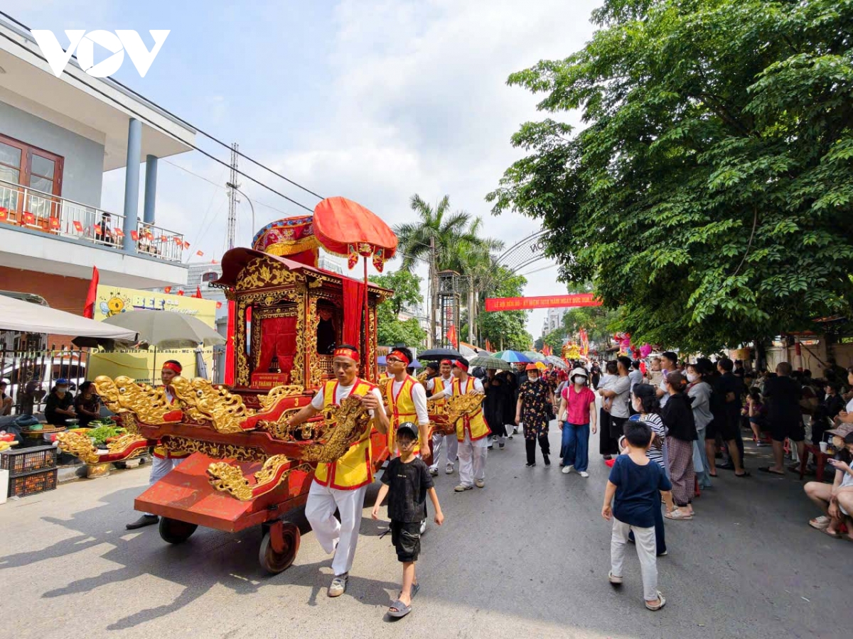 bien nguoi o bac ninh ve khu di tich quoc gia dac biet tray hoi Den Do hinh anh 1