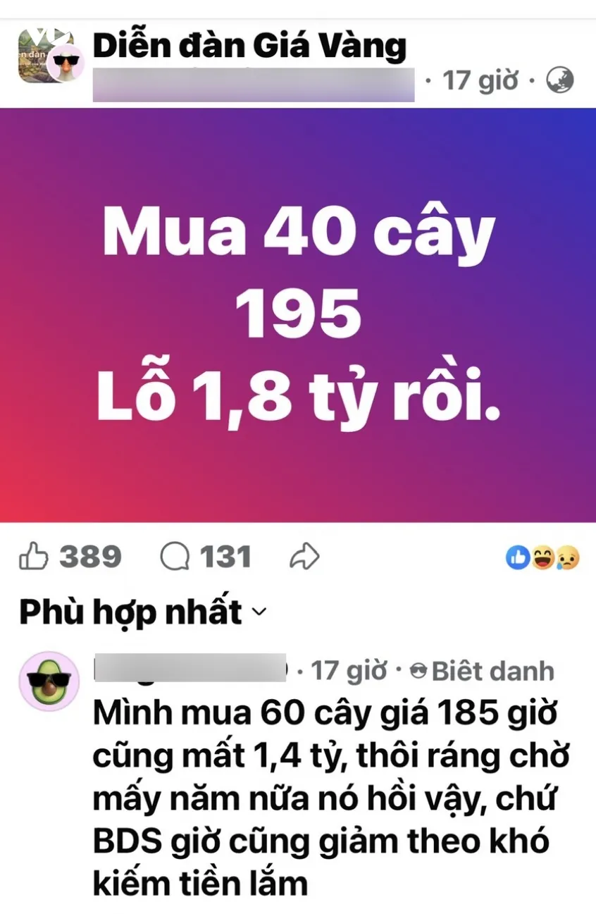 gia vang lao doc, nha dau tu lo nang, pho wall quay lung voi vang hinh anh 2