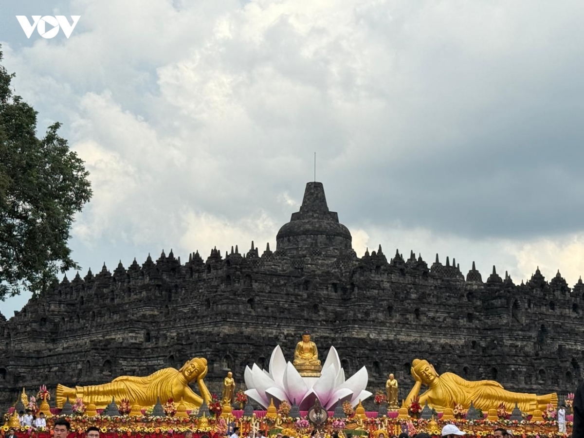 hanh trinh 666 km huong ve borobudur chuan bi cho Dai le vesak 2026 hinh anh 1