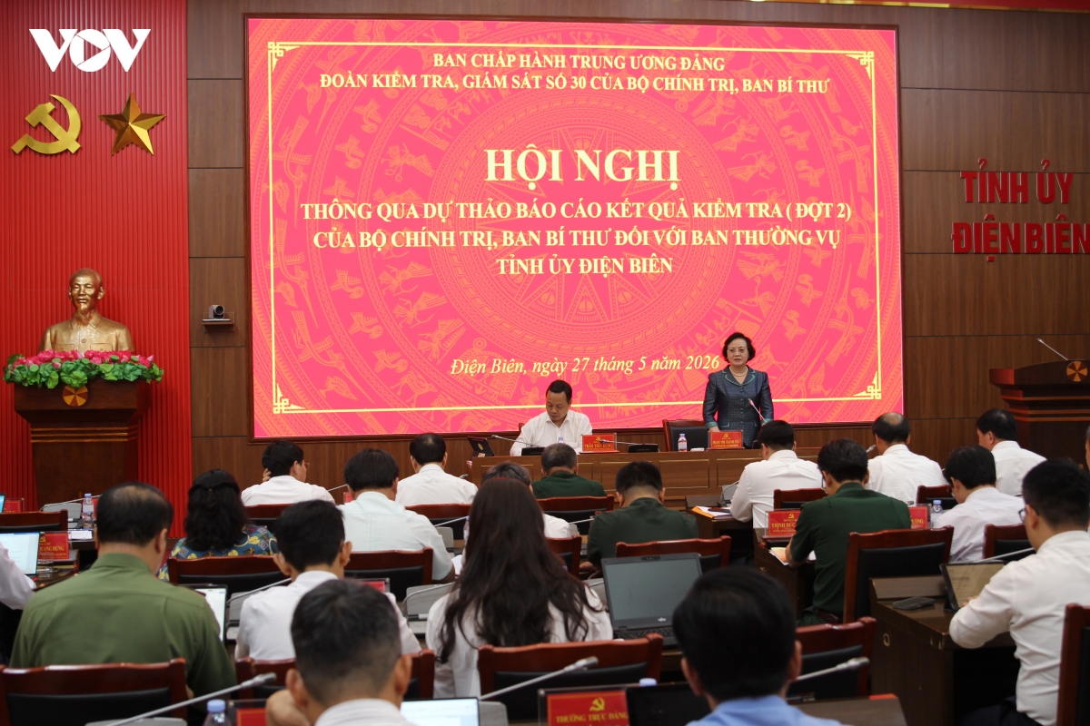pho thu tuong pham thi thanh tra lam viec voi ban thuong vu tinh uy Dien bien hinh anh 1