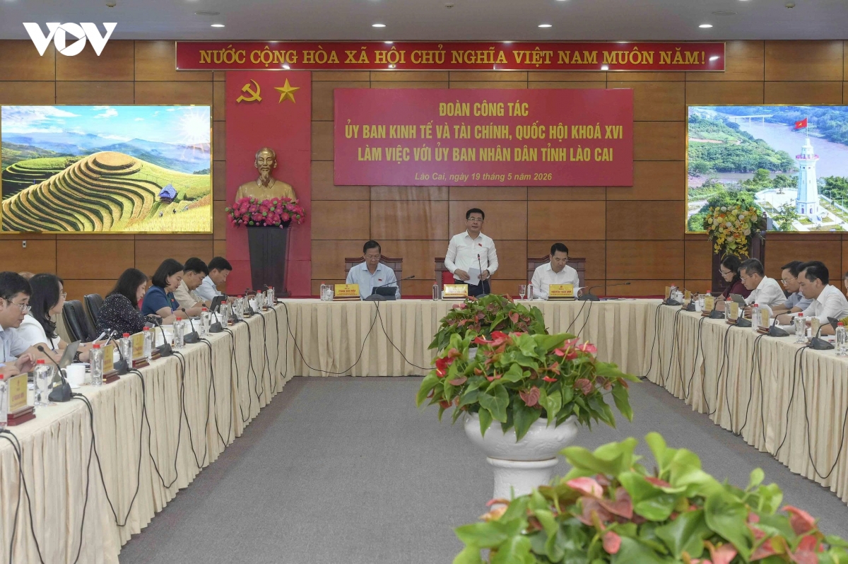 pho chu tich quoc hoi khao sat thuc dia du an duong sat lao cai-ha noi-hai phong hinh anh 1