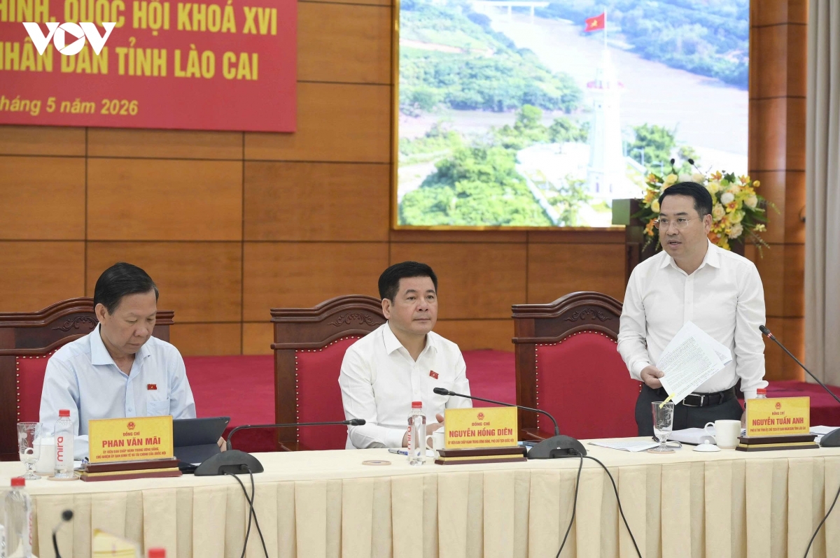 pho chu tich quoc hoi khao sat thuc dia du an duong sat lao cai-ha noi-hai phong hinh anh 2