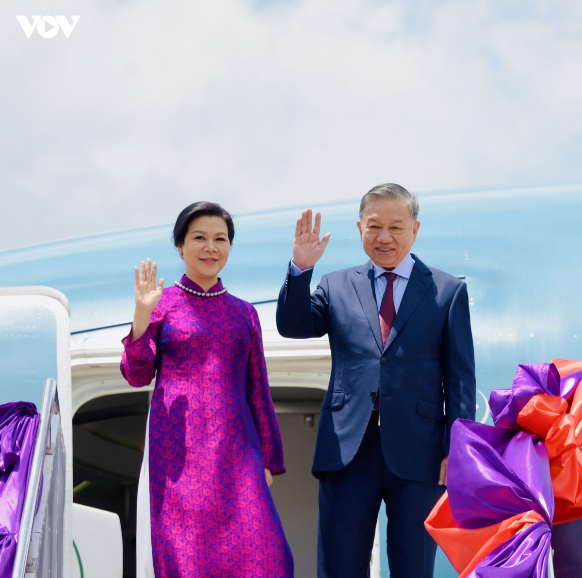 tong bi thu, chu tich nuoc to lam va phu nhan den udon thani, bat dau tham chinh thuc thai lan hinh anh 1