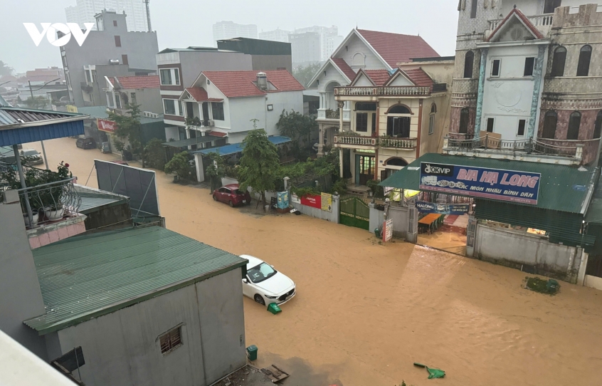 ngap cuc bo nhieu khu vuc tai tinh quang ninh gay nguy co sat lo hinh anh 3