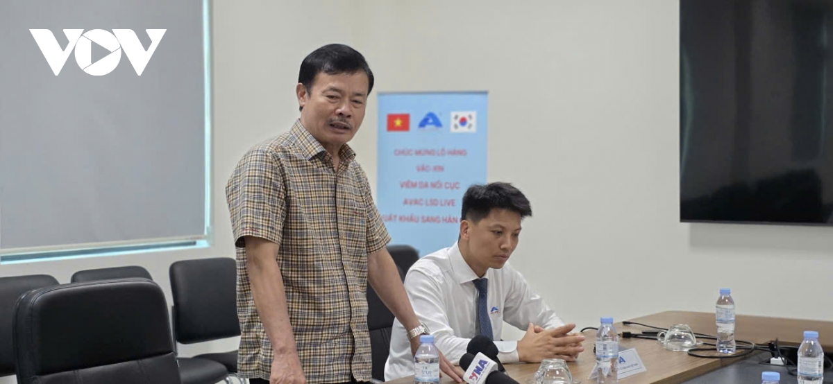 viet nam xuat khau 1,1 trieu lieu vaccine viem da noi cuc sang han quoc hinh anh 1