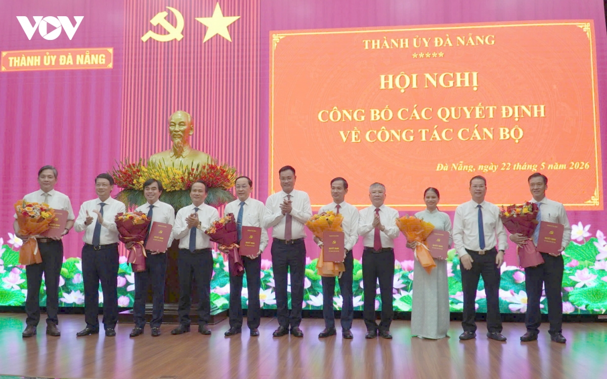 Đà Nẵng điều động, bổ nhiệm nhiều cán bộ lãnh đạo