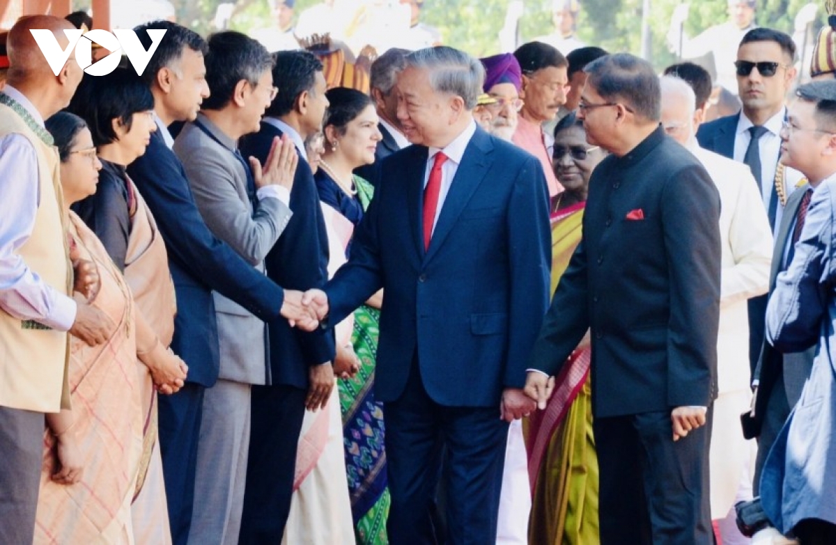 india hosts official welcome ceremony for vietnam s top leader picture 3