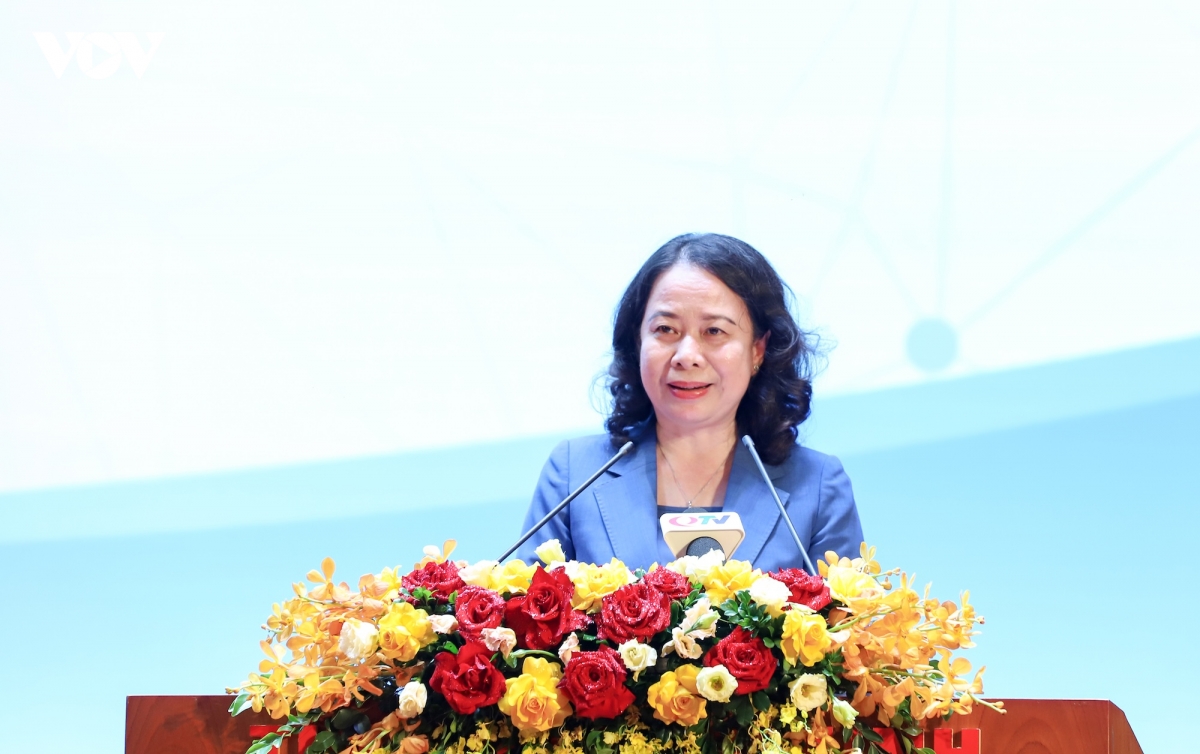 pho chu tich nuoc vo thi Anh xuan phat dong thang hanh dong vi tre em hinh anh 1