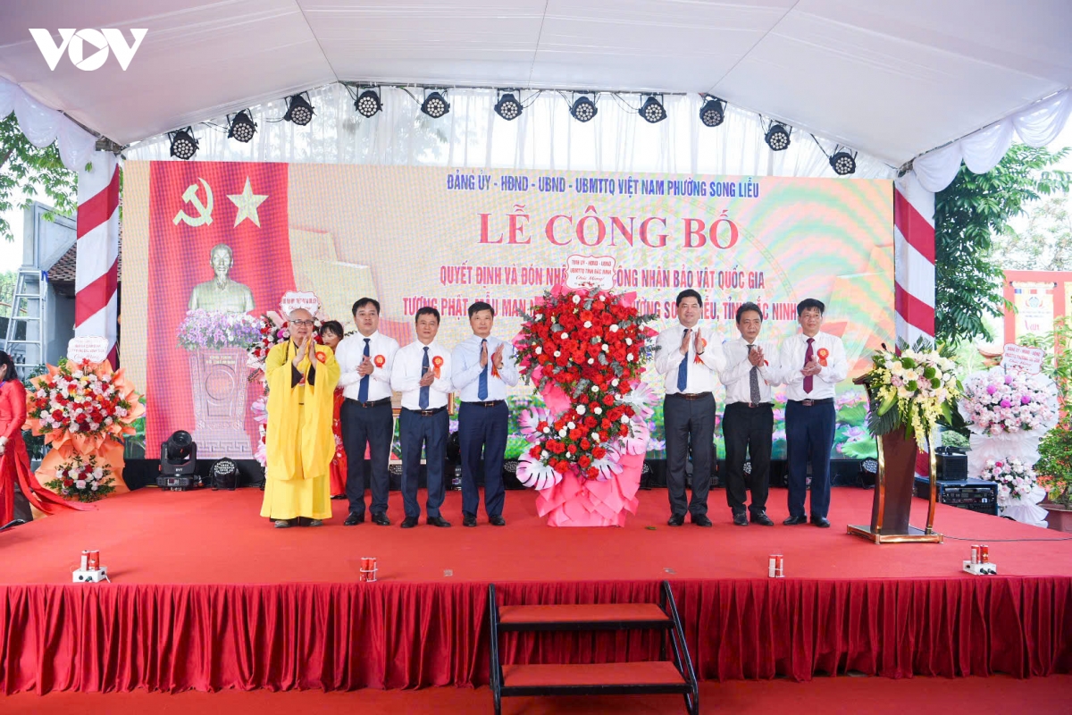 bac ninh don nhan bang cong nhan bao vat quoc gia tuong phat mau man nuong tai chua to hinh anh 2