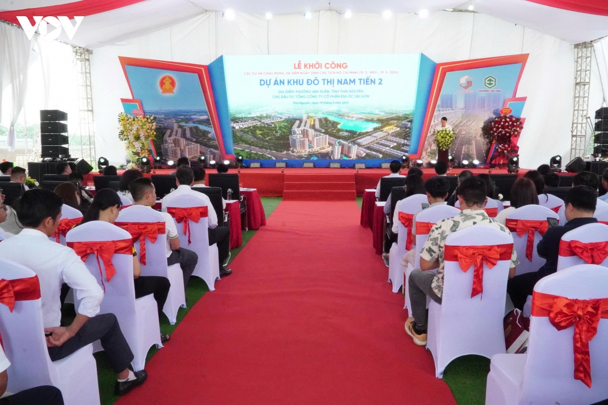 khoi cong khu do thi nam tien 2 hon 4.200 ty dong tai thai nguyen hinh anh 1