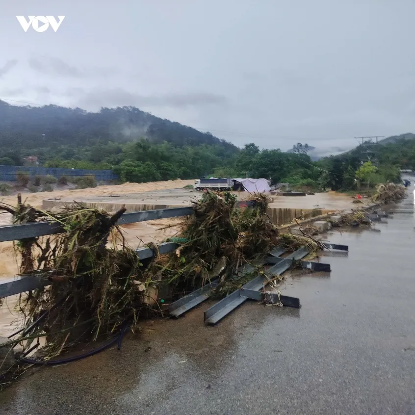 lu dang tren cac song gay ngap ung, sat lo o quang ninh hinh anh 9