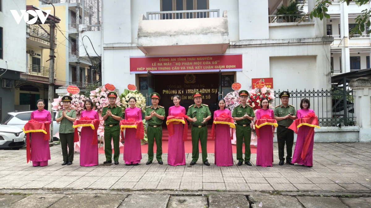 cong an tinh thai nguyen ra mat bo phan mot cua so hinh anh 1