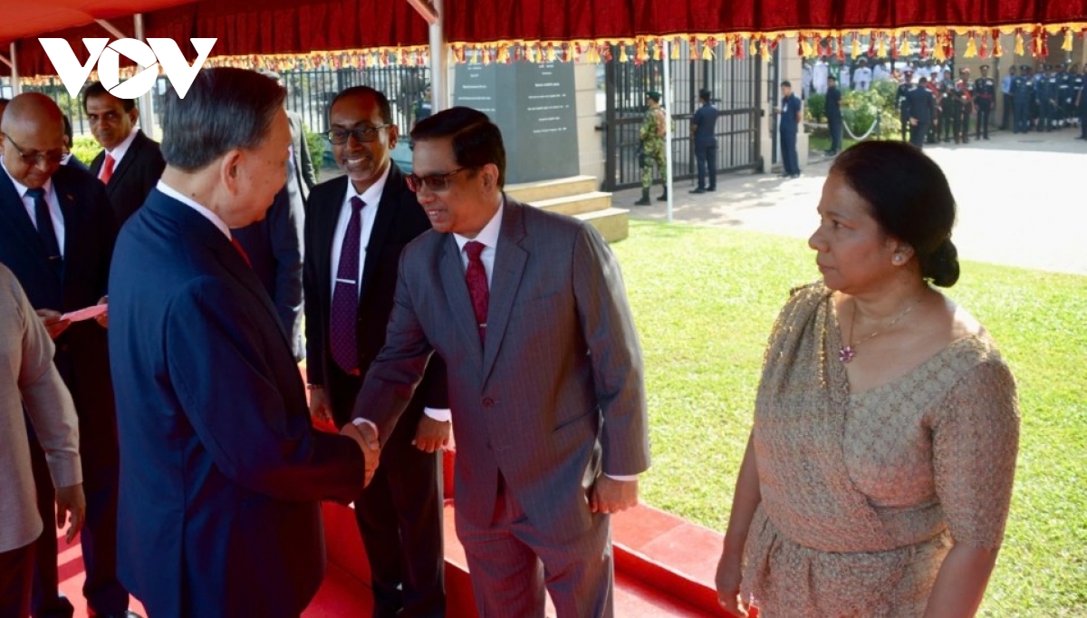 sri lanka holds official welcome ceremony for vietnam s top leader on state visit picture 4