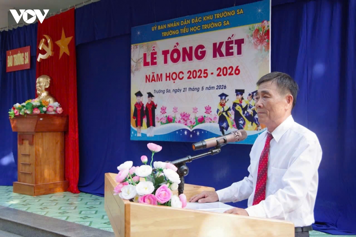 truong tieu hoc truong sa tong ket nam hoc 2025 - 2026 hinh anh 1