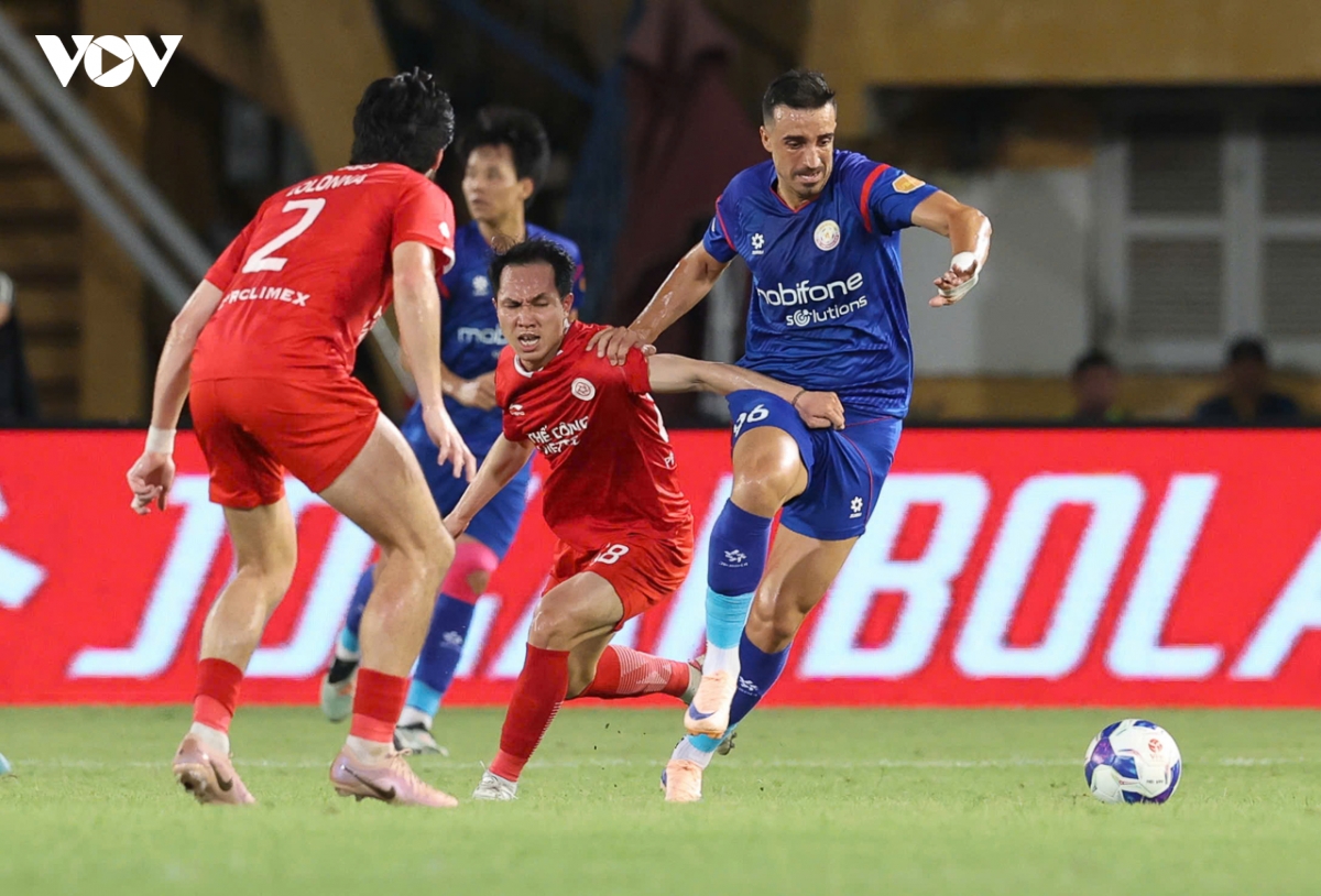 truc tiep the cong viettel 1-1 pvf-cand nhung phut cuoi kich tinh hinh anh 5