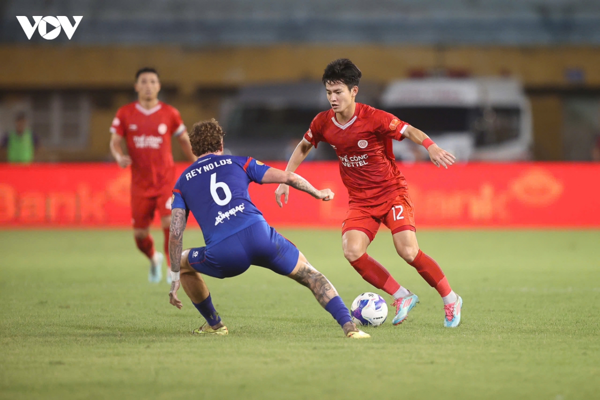 truc tiep the cong viettel 1-1 pvf-cand nhung phut cuoi kich tinh hinh anh 1