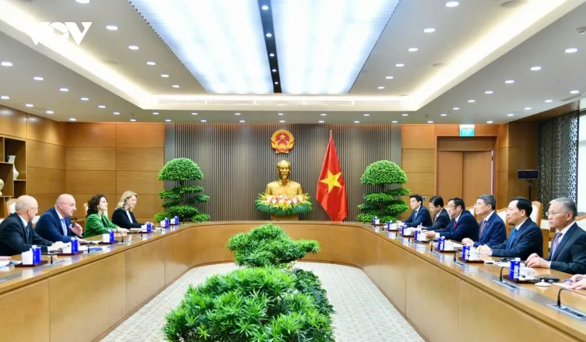 thu tuong le minh hung tiep bo truong ngoai giao va cac van de chau Au croatia hinh anh 1