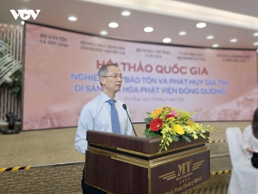 cap thiet bao ton, phat huy di tich phat vien Dong duong hinh anh 3