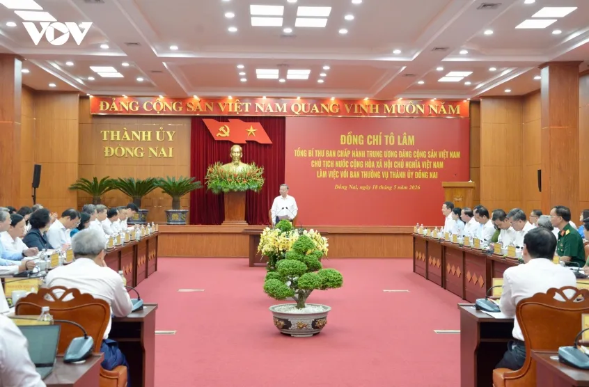 tong bi thu, chu tich nuoc to lam lam viec voi ban thuong vu thanh uy Dong nai hinh anh 3