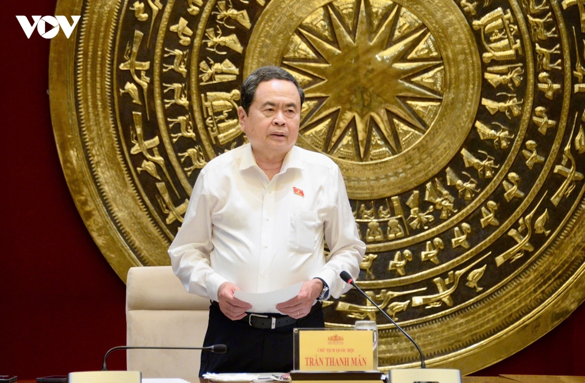 chu tich quoc hoi tran thanh man lam viec voi thuong truc Uy ban cong tac dai bieu hinh anh 3