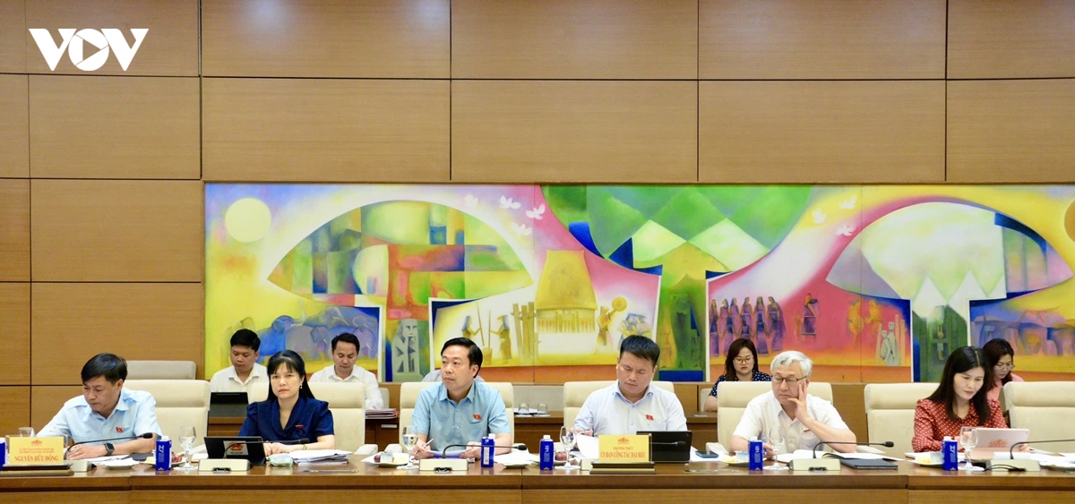 chu tich quoc hoi tran thanh man lam viec voi thuong truc Uy ban cong tac dai bieu hinh anh 5