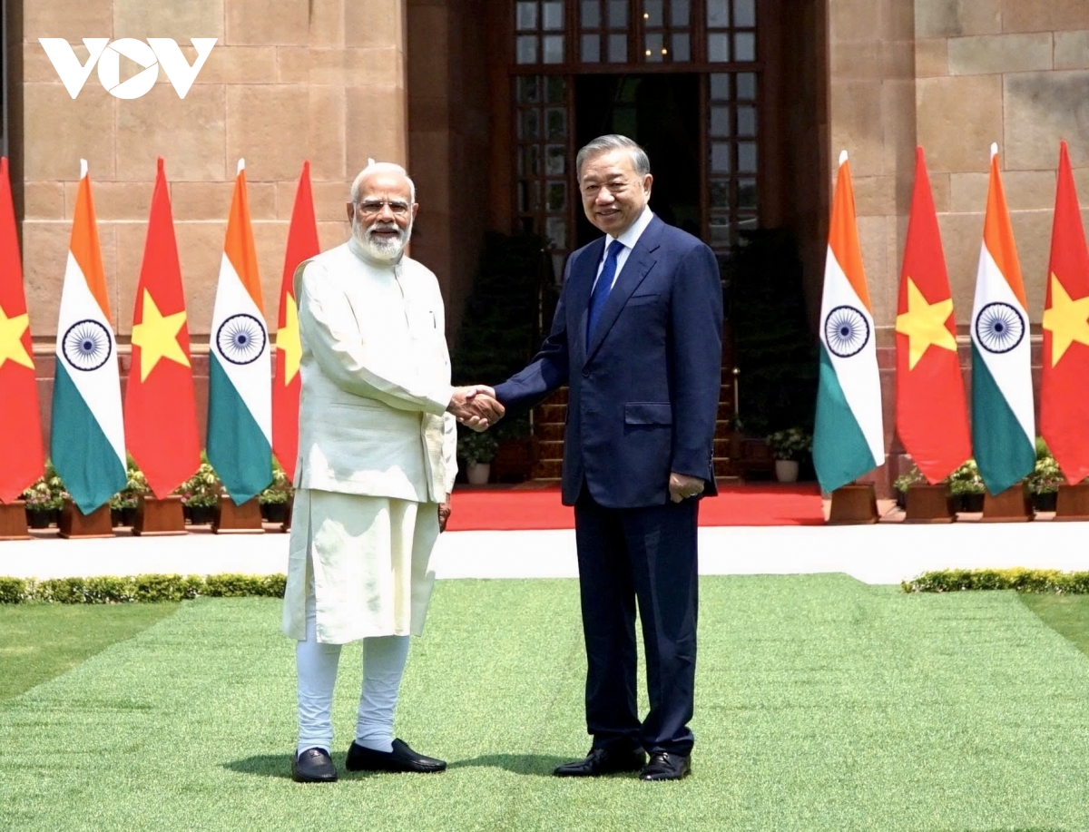 tong bi thu, chu tich nuoc to lam hoi dam voi thu tuong An Do narendra modi hinh anh 1