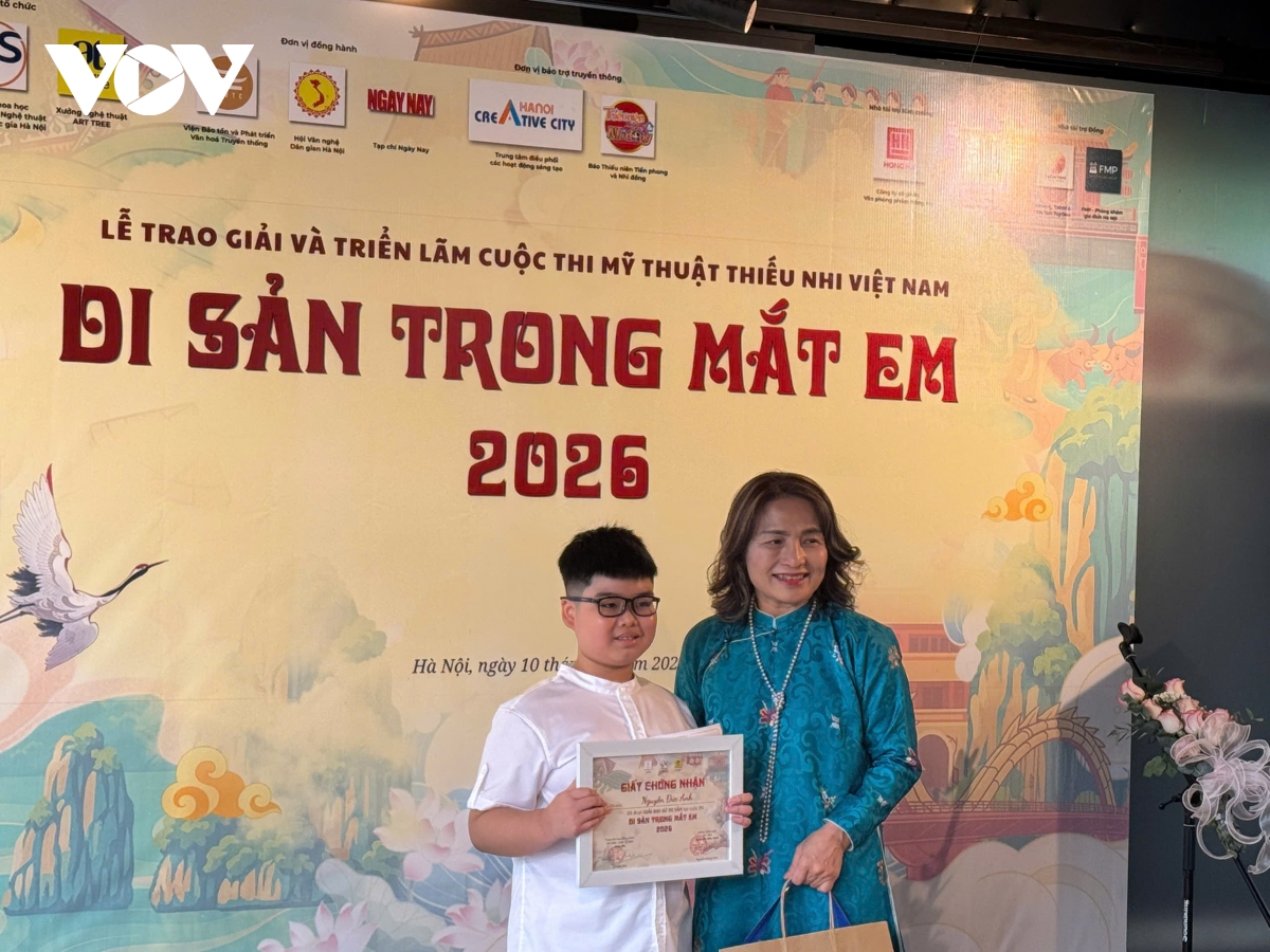 cuoc thi di san trong mat em vinh danh nhung hoa si nhi tai nang hinh anh 10