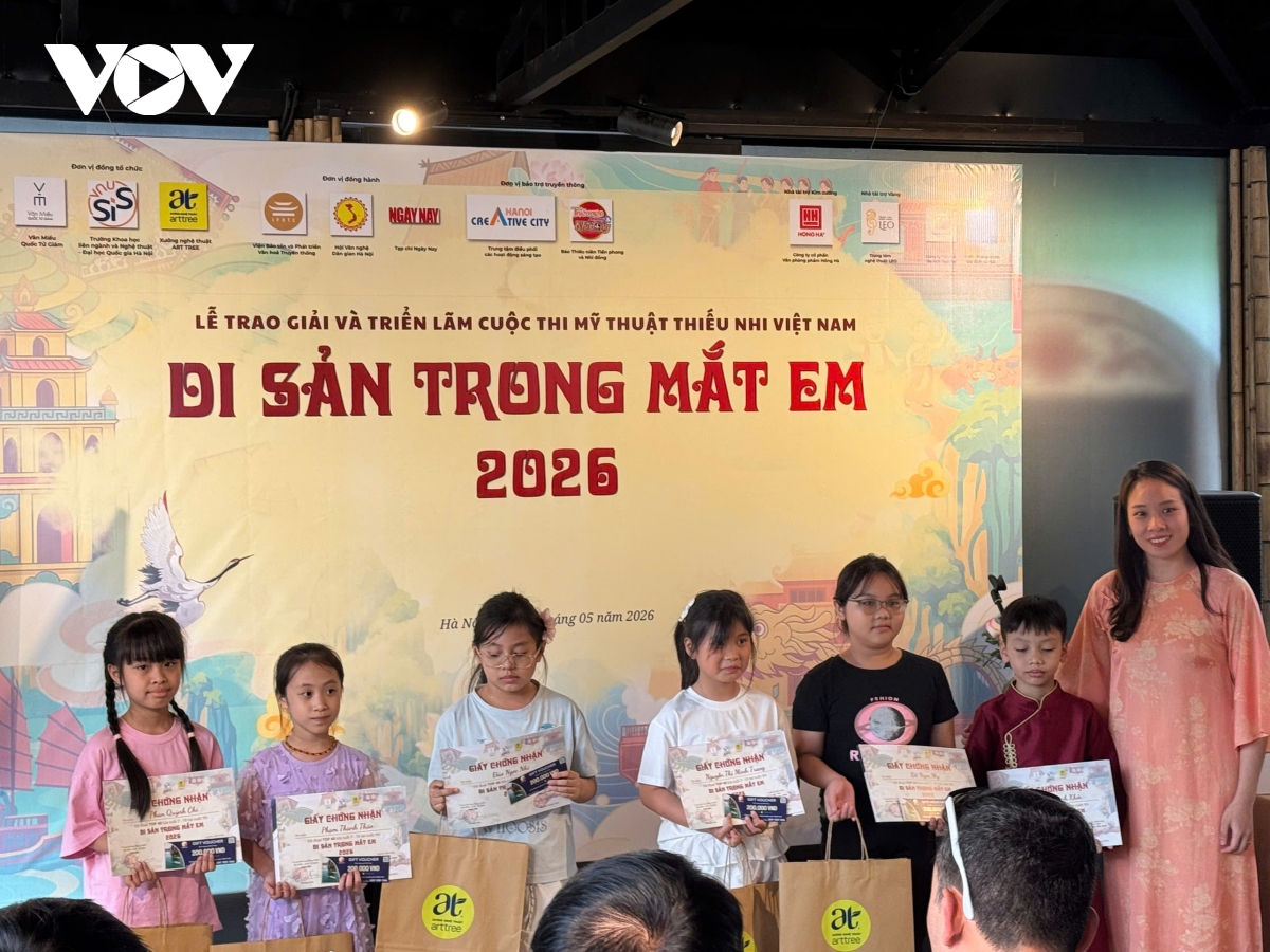 cuoc thi di san trong mat em vinh danh nhung hoa si nhi tai nang hinh anh 7