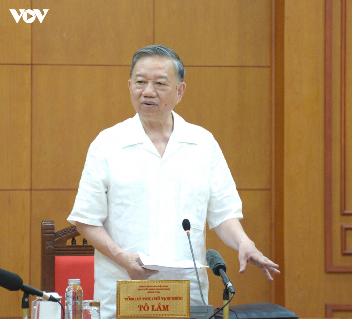 tong bi thu, chu tich nuoc to lam chu tri buoi lam viec ve phat trien nha o xa hoi hinh anh 1