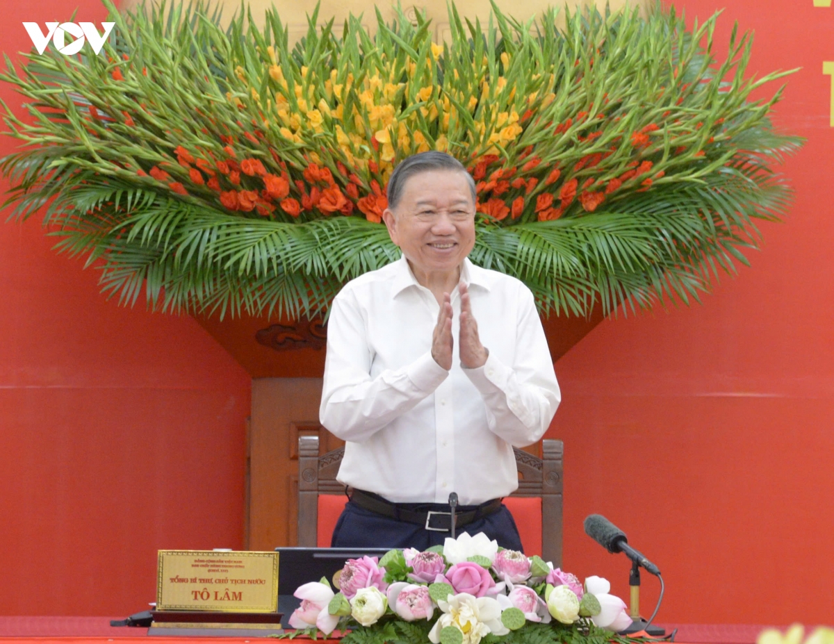 tong bi thu, chu tich nuoc chu tri phien hop chuyen doi so o he thong chinh tri hinh anh 1