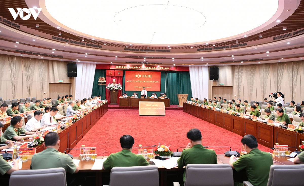 Tổng Bí thư, Chủ tịch nước Tô Lâm dự, chỉ đạo Hội nghị Đảng ủy Công an Trung ương