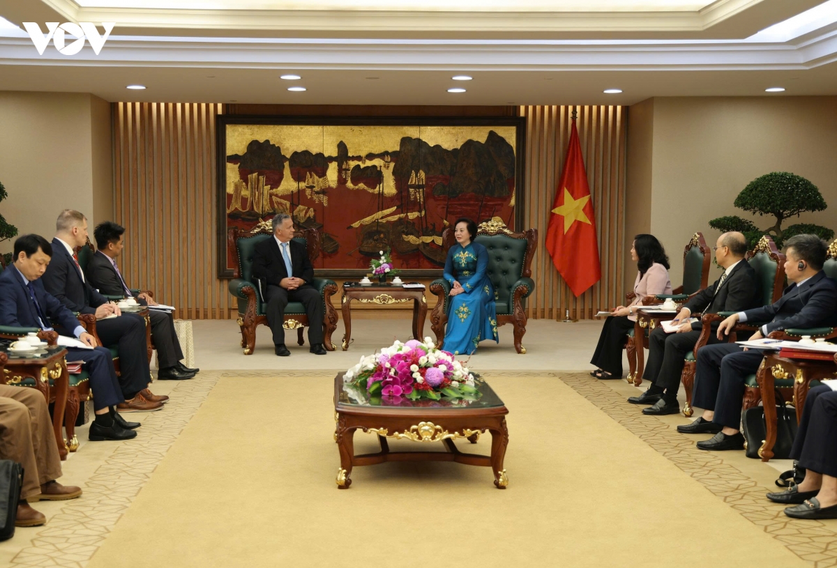 pho thu tuong pham thi thanh tra tiep Doan dai bieu Dai hoc cong nghe texas hinh anh 2