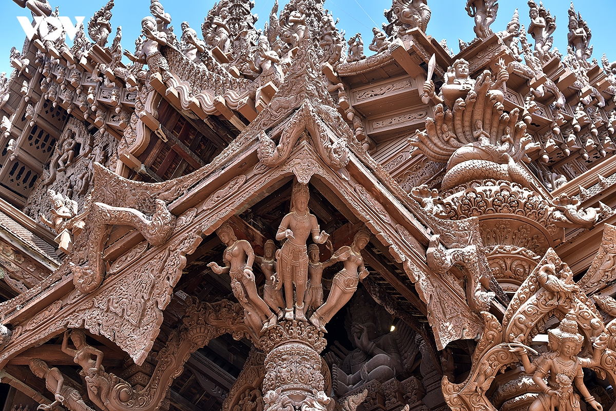 ngoi den huyen bi sanctuary of truth - dinh cao cua nghe thuat moc truyen thong hinh anh 12