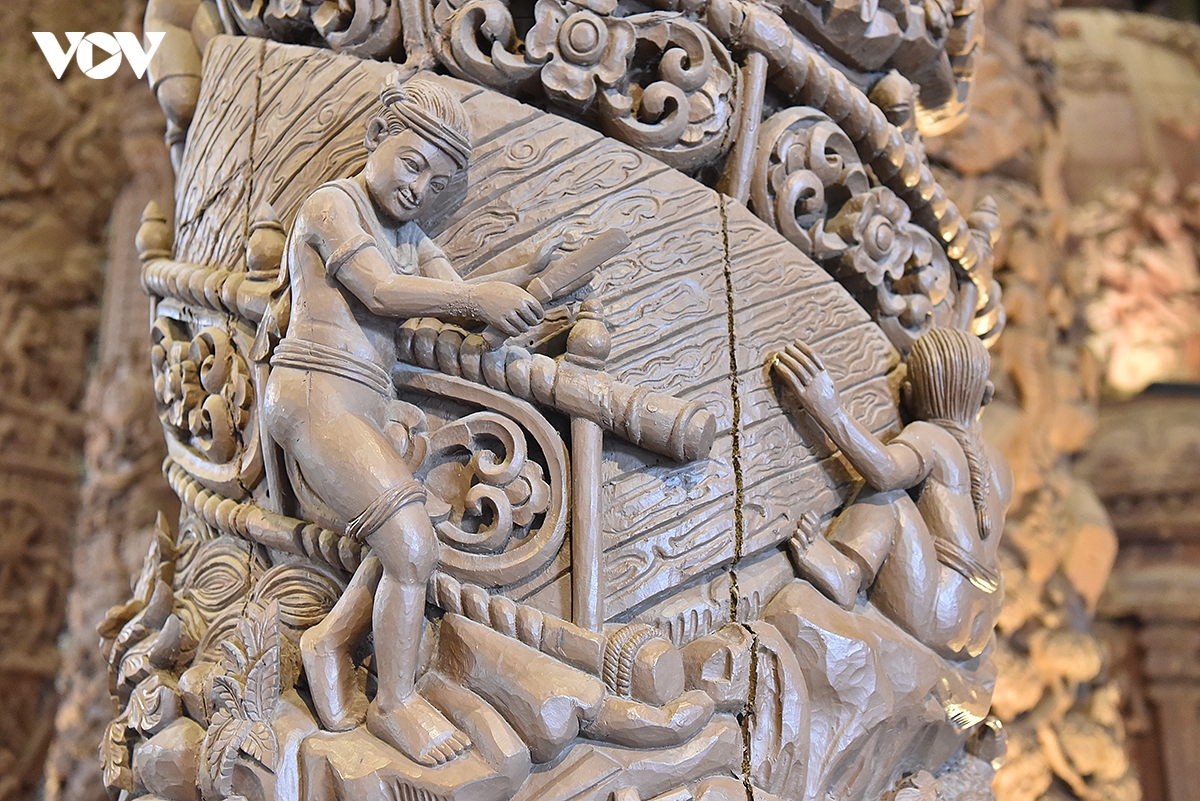 ngoi den huyen bi sanctuary of truth - dinh cao cua nghe thuat moc truyen thong hinh anh 17