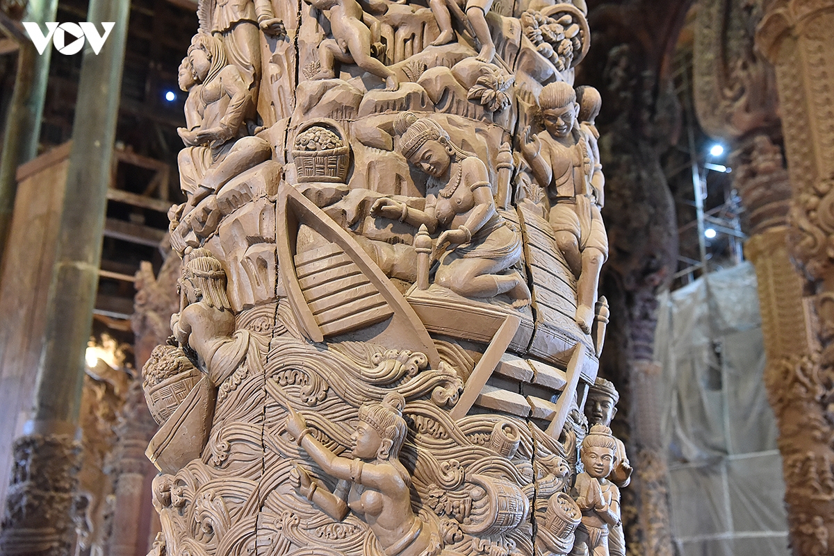 ngoi den huyen bi sanctuary of truth - dinh cao cua nghe thuat moc truyen thong hinh anh 21
