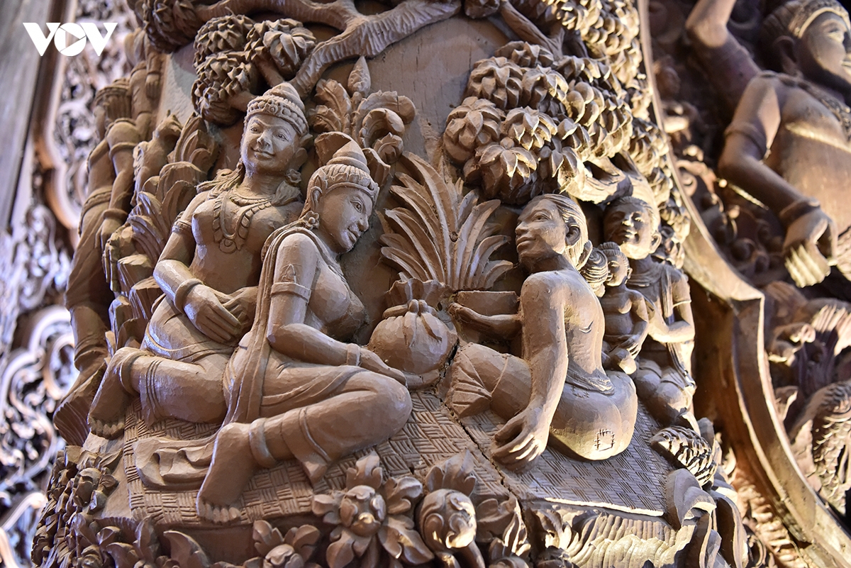 ngoi den huyen bi sanctuary of truth - dinh cao cua nghe thuat moc truyen thong hinh anh 23