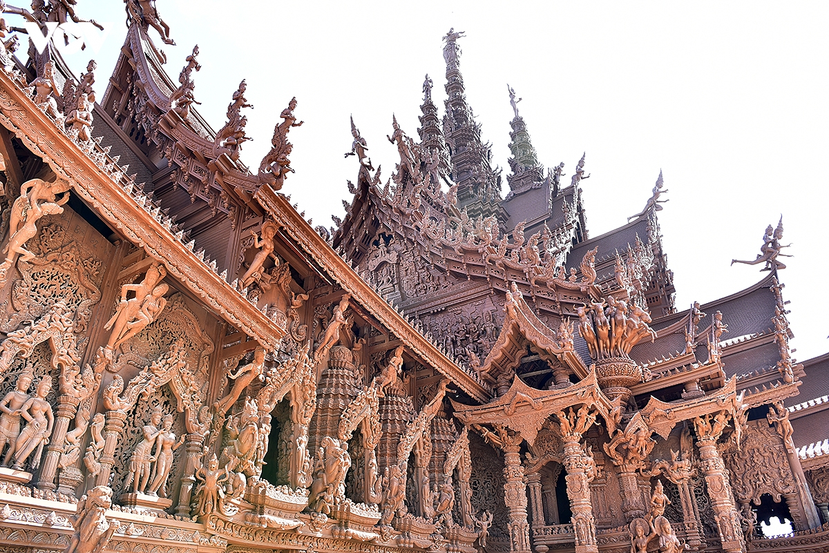 ngoi den huyen bi sanctuary of truth - dinh cao cua nghe thuat moc truyen thong hinh anh 9