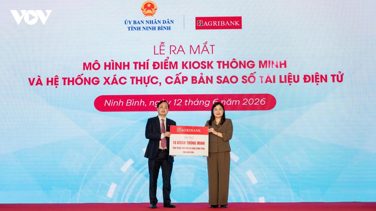 Ninh Bình thí điểm 10 Trạm dịch vụ công số, đưa tiện ích số đến gần người dân