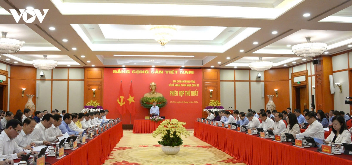 tong bi thu, chu tich nuoc chu tri phien hop ve doi ngoai va hoi nhap quoc te hinh anh 1