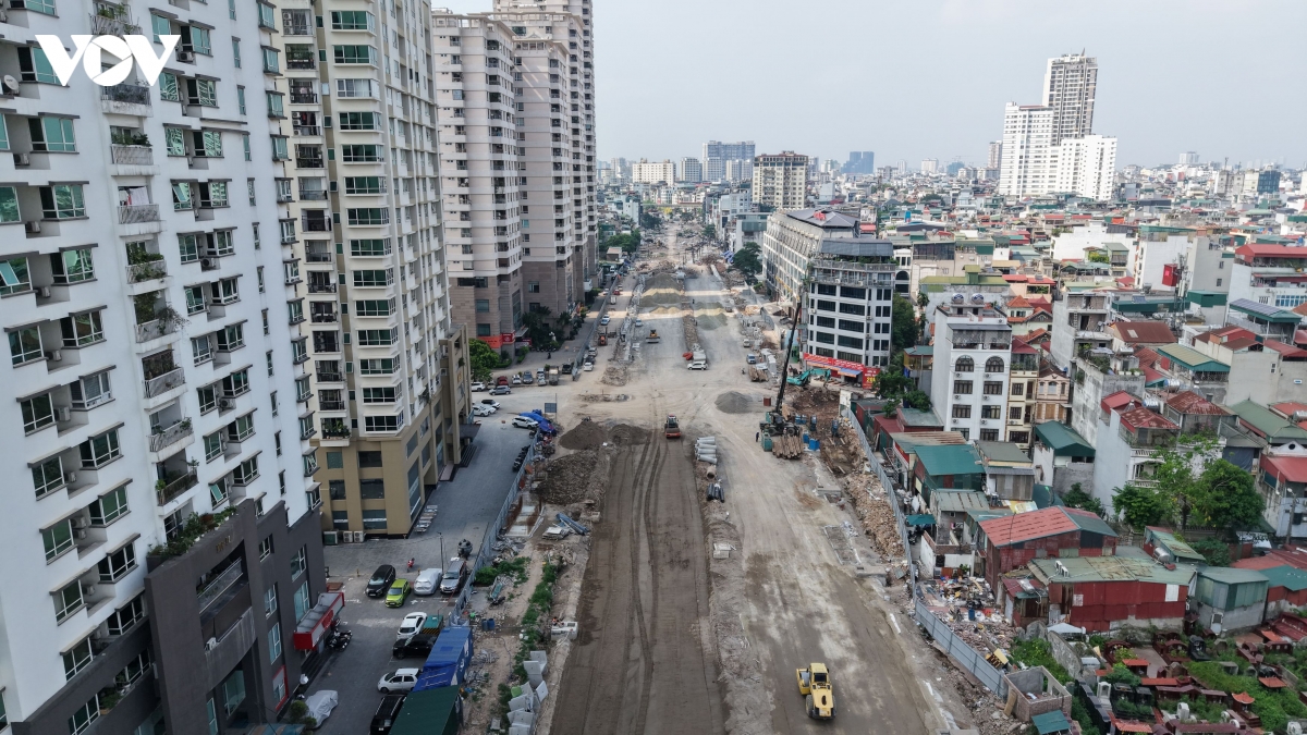 tien do giai phong mat bang va thi cong vanh dai 2,5 tai ha noi hien ra sao hinh anh 2