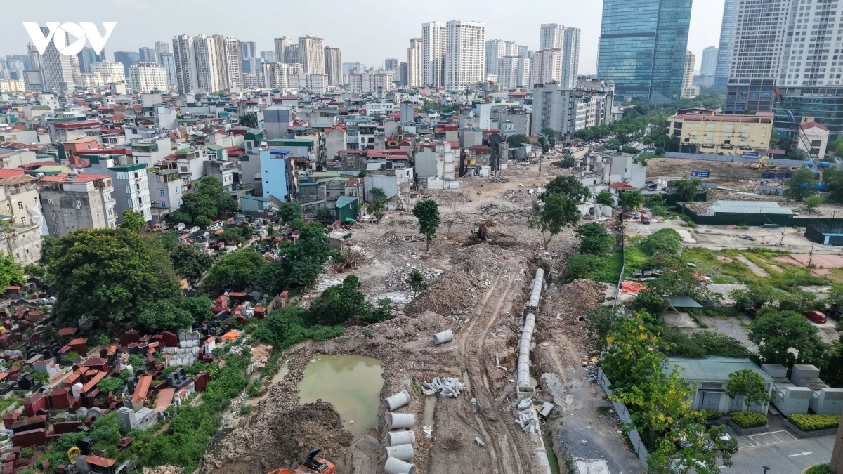 tien do giai phong mat bang va thi cong vanh dai 2,5 tai ha noi hien ra sao hinh anh 3