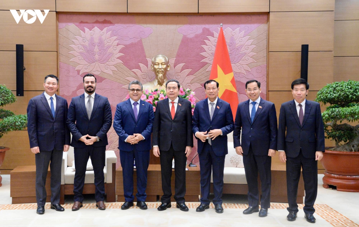 chu tich quoc hoi tiep Dai su nha nuoc palestine tai viet nam hinh anh 7